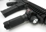 Flashlight Foregrip Aluminum with RED Laser - Image 2