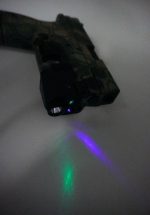 Gun Flashight with Green and Blue Lasers Pistol Hand Gun compact Sig Glock M&P - Image 2