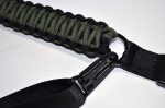 GREEN / BLACK - Combo 1 or 2 Point Tactical Paracord Rifle & Shotgun Sling - Image 2