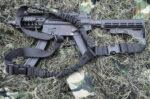 BLACK - Heavy Duty Single Point Bungee Rifle Shotgun Sling QD with dust covers - Image 7