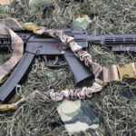 A-TACS CAMO - Heavy Duty Single Point Bungee Rifle Shotgun Sling QD with dust covers