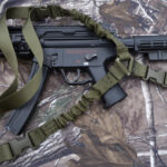 OD GREEN - Heavy Duty Single Point Bungee Rifle Shotgun Sling QD with dust covers