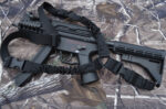 BLACK - Heavy Duty Single Point Bungee Rifle Shotgun Sling QD with dust covers