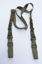 OD GREEN - Heavy Duty Combo Bungee Rifle / Shotgun Sling 1 or 2 point convertible - Image 2
