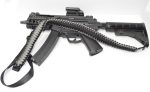 GRAY / BLACK - 2 Point Paracord Rifle or Shotgun Sling - Image 5