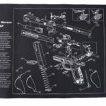 Gun Cleaning Mat for Smith & Wesson M&P Breakdown Schematics Parts Diagram