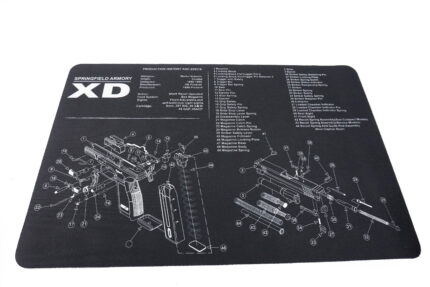 Springfield XD Gun Cleaning Mat Breakdown Schematics Parts Diagram