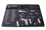 Gun Cleaning Mat for Sig Sauer P226 Breakdown Schematics Parts Diagram