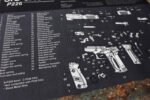 Gun Cleaning Mat for Sig Sauer P226 Breakdown Schematics Parts Diagram - Image 2