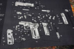 Gun Cleaning Mat for Sig Sauer P229 Breakdown Schematics Parts Diagram - Image 3