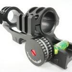 Cantilever Rifle Scope Mount 30 & 25mm 1" Rings BUBBLE LEVEL with Picatinny Base