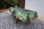 Camo Duck boat stencils Set - Cattails, Bark, Grass - Image 3
