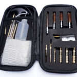 18 Piece Gun Cleaning Kit Universal with Brass Cotton Brushes and case