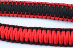 RED BLACK - Combo 1 or 2 Point Tactical Paracord Rifle & Shotgun Sling - Image 5