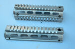 6.75" Quad Rail for Carbine Length AR15 / M4 - DIY Paint Silver Aluminum - Image 9