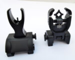 Rifle Back up Iron Sights BUIS 2 Piece Front and Rear Tactical Flip Up Picatinny - Image 11