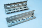 6.75" Quad Rail for Carbine Length AR15 / M4 - DIY Paint Silver Aluminum - Image 7