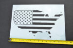 US MAP FLAG LARGE American Flag Stencil spray paint though - MYLAR 2 PACK - Image 5