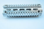 6.75" Quad Rail for Carbine Length AR15 / M4 - DIY Paint Silver Aluminum - Image 5