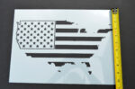 US MAP FLAG LARGE American Flag Stencil spray paint though - MYLAR 2 PACK - Image 6