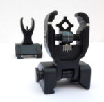 Rifle Back up Iron Sights BUIS 2 Piece Front and Rear Tactical Flip Up Picatinny