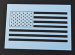US FLAG SMALL - American Flag Stencil Spray Paint Through - MYLAR 2 PACK - Image 2