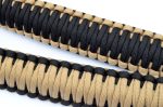 TAN / BLACK - 2 Point Paracord Rifle or Shotgun Sling - Image 2