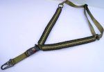 CROCODILE - Paracord Single Point Tactical Rifle Sling with compass, flint, whistle buckle. - Image 10