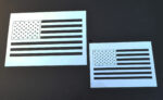 AMERICAN FLAG - Spray Airbrush Painting Stencils United States Large 14" & Small 11" 4 PACK - Image 6