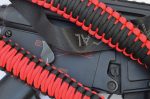RED BLACK - Combo 1 or 2 Point Tactical Paracord Rifle & Shotgun Sling
