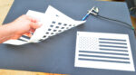 AMERICAN FLAG - Spray Airbrush Painting Stencils United States Large 14" & Small 11" 4 PACK - Image 7
