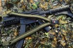 CROCODILE - Paracord Single Point Tactical Rifle Sling with compass, flint, whistle buckle. - Image 3