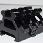 3/4 inch Angled 45 Degree Riser Scope Mount Mini 3 slot with Quick Detach