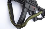 GREEN / BLACK - 2 Point Paracord Rifle or Shotgun Sling