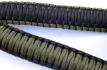 GREEN / BLACK - Single Point Tactical Paracord Rifle Gun Sling - Image 6