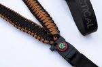 COYOTE ? Paracord Single Point Tactical Rifle Sling with compass, flint, whistle buckle. - Image 9