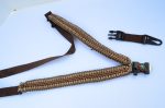 NAVAJO - Paracord Single Point Tactical Rifle Sling with compass, flint, whistle buckle. - Image 10
