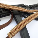 NAVAJO - Paracord Single Point Tactical Rifle Sling with compass, flint, whistle buckle.