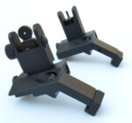 ANODIZED BLACK - BUIS Back up Iron Sights 45 degree Angle reflex Sight Set - Image 3
