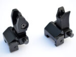 Flip Up Metal Sights - Front and Rear BUIS Picatinny Base - Image 9