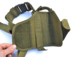 OD GREEN - Compact Tactical Drop Leg Thigh Gun Pistol Holster - Image 7