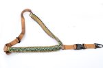 MULTICAM KHAKI - Single Point Tactical Paracord Rifle Gun Sling - Image 6