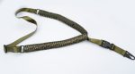 GREEN CAMO / GREEN - Single Point Tactical Paracord Rifle Gun Sling - Image 3