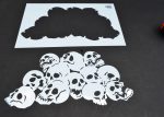 SKULLS & BONES - Airbrush Paint Stencils MYLAR 5 PACK - Image 17