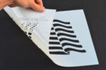 US WAVY FLAG LARGE American Flag Stencil Spray Paint Through - MYLAR 2 PACK - Image 5