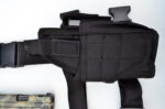 BLACK  - Compact Tactical Drop Leg Thigh Gun Pistol Holster - Image 9