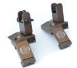 ANODIZED BROWN - BUIS Back up Iron Sights 45 degree Angle reflex Sight Set Anodized - Image 7