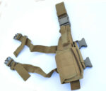 TAN - Tactical Leg Thigh Gun Pistol Holster or Open Carry Belt Duty Holster - Image 9