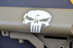 PUNISHER SKULL CLUSTERS - Camouflage Airbrush Mask Gun RC Model Stencils ADHESIVE 4 PACK - Image 10