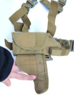 TAN - Tactical Leg Thigh Gun Pistol Holster or Open Carry Belt Duty Holster - Image 8